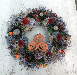 Halloweenský věnec II.